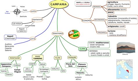 Mappe Per La Scuola Campania Mappe L Insegnamento Della Geografia