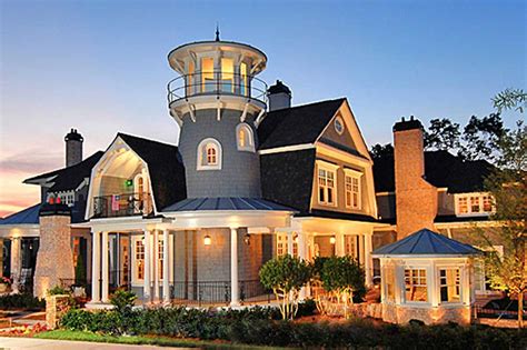 Shingle Style Classic with Lighthouse Tower - 15756GE | Architectural ...