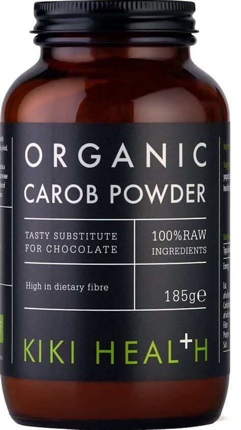 Kiki Health Organic Raw Carob Powder 185g Medino