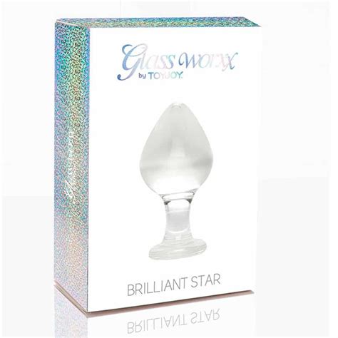 Glass Worxx Brilliant Star Glas Anal Plug Fra Private Play