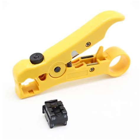 New Rotary Coax Coaxial Cable Wire Cutter Stripping Tool Rg Rg