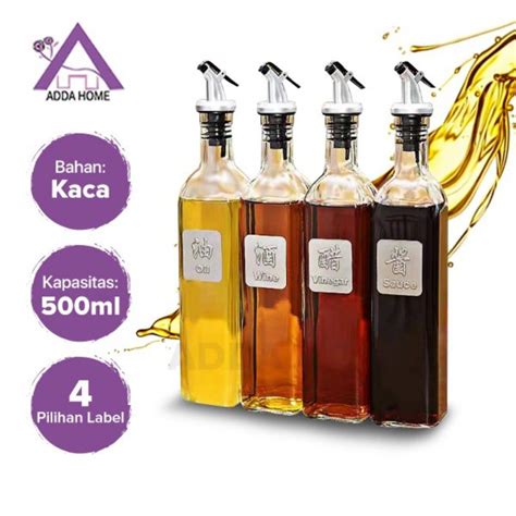 Jual Botol Kaca Minyak Cuka Kecap Botol Kaca Multifungsi Oil