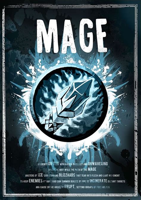 World Of Warcraft Mage Class Symbol Printposter By Sodaarcade Wow