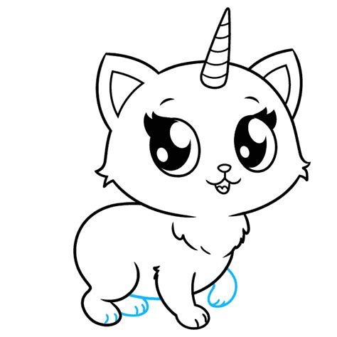 How to Draw a Cute Unicorn Cat - Really Easy Drawing Tutorial