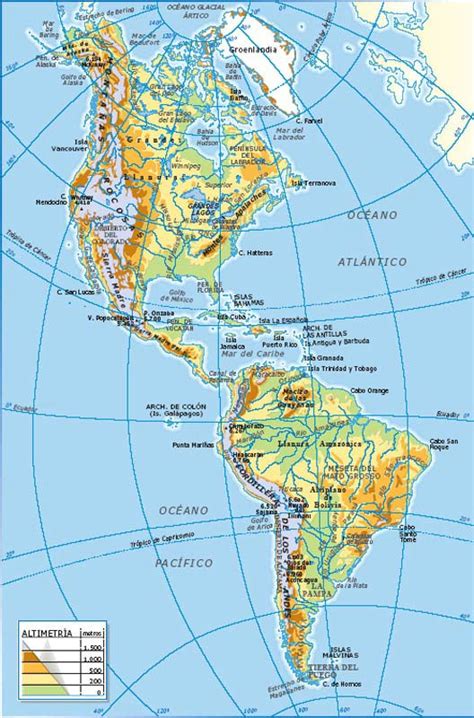 Información E Imágenes Con Mapas De América Político Y Físico Imágenes Y Noticias