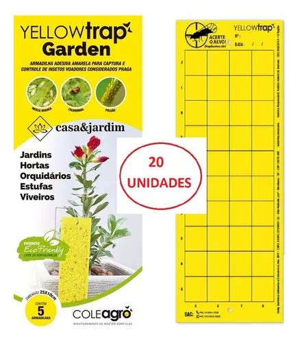 Trampas Adhesivas Amarillas Para Insectos Voladores Y Moscas