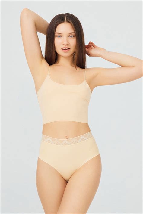 Cottonhill Basic Yüksek Bel Lazer Kesim Bikini Külot 5 li Paket 2 Fiyatı Yorumları Trendyol