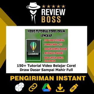 Jual BUNDLE 150 TUTORIAL VIDEO BELAJAR COREL DRAW CORELDRAW DARI DASAR