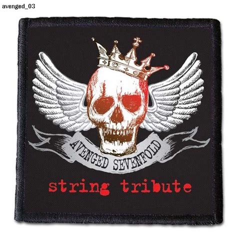 Avenged 03 Small Printed Patch King Of Patches