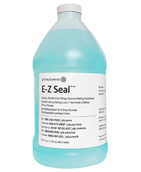 E Z Seal Sealing Solution Pitney Bowes Half Gallon Bottle Oz