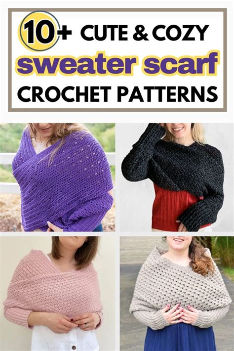 The Ultimate List Of Crochet Sweater Scarf Patterns Simply Hooked By