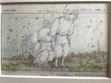 Studio Ghibli Animation Hayao Miyazaki Gerahmte Anime Cels