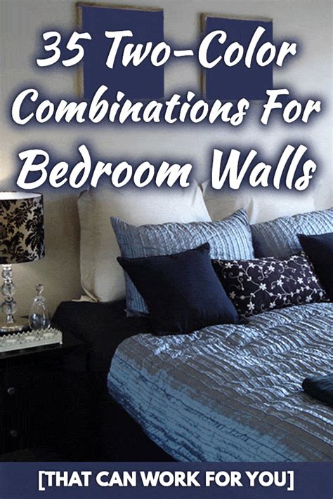 Two Colour Combination For Bedroom Walls 2019 | Homeminimalisite.com