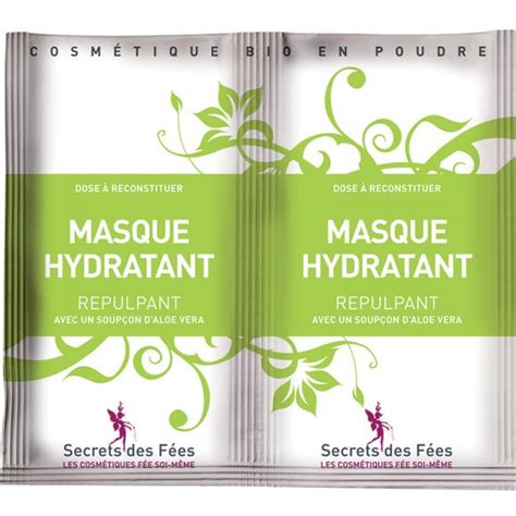 Masque Hydratant Repulpant Bio Secrets Des Fées 2 Sachets