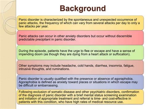 Panic Disorder Ppt