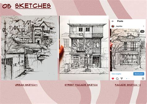 Undergraduate architecture portfolio on Behance