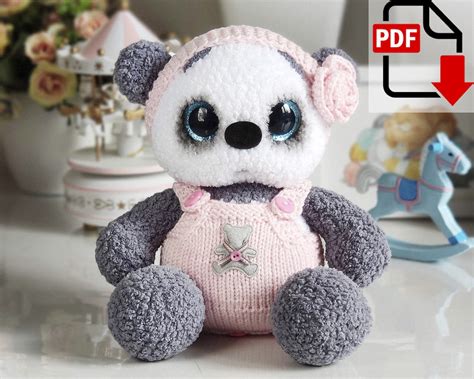 Baby Panda Crochet Pattern / Amigurumi Crochet Animal - Etsy