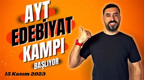 62 Günde AYT Edebiyat Kampı Başlıyor 15 Kasım da 24 te 24 ün İlk