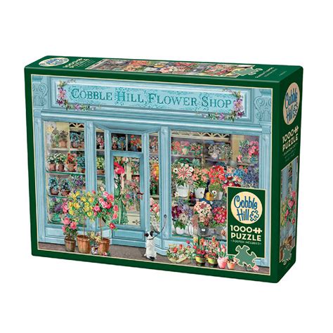 Puzzle COBBLE HILL Puzzle De 1000 Piezas Tienda De Flores Ref