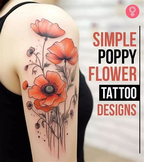 Top 55 Poppy Flower Tattoo Ideas & Their Meanings