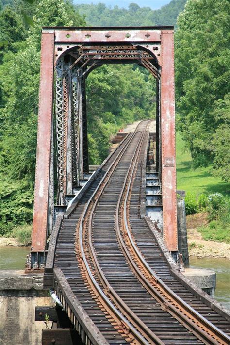 Railroad Bridge Stock Photo Image Of Steel Mountains 29580856