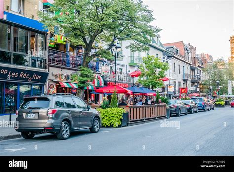 Montreal Quartier Latin Stock Photo - Alamy