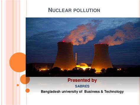 Nuclear pollution