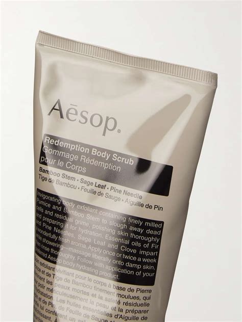 Aesop Redemption Body Scrub Ml For Men Mr Porter