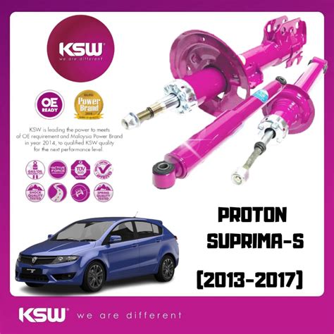 Ksw Shock Absorber Gas Proton Suprima S Front Rear