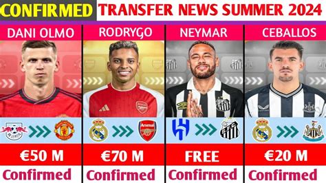 NEW CONFIRMED TRANSFER NEWS AND RUMOURS SUMMER 2024 Ft RODRYGO TO