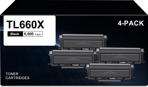 Amazon TL660 TL660X TL630 High Yield Black Toner Cartridge