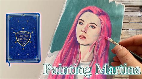 Painting Martina From Nerdforge In Her Sketchbook Youtube