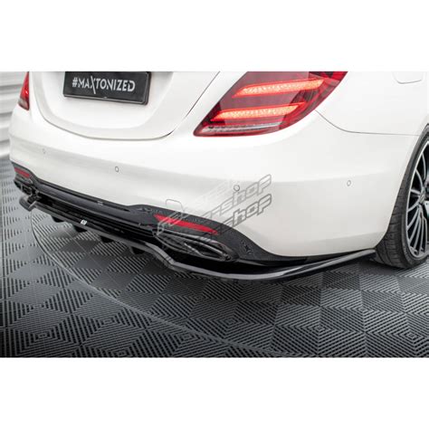 Central Rear Splitter With Vertical Bars Mercedes Benz S Amg Line