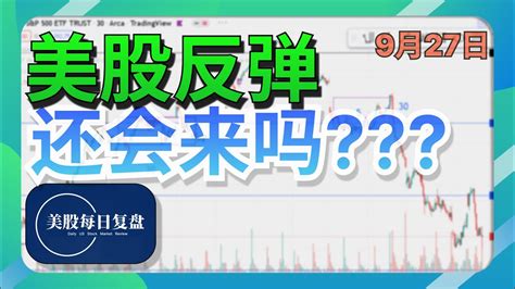 美股大盘分析 美股反弹还会来吗【9月27日】 Youtube