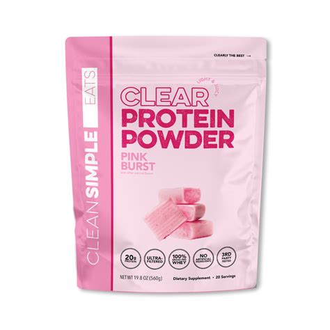 Clear Protein Powder – Clean Simple Eats