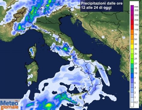 Instabilità in accentuazione nelle prossime ore probabili temporali