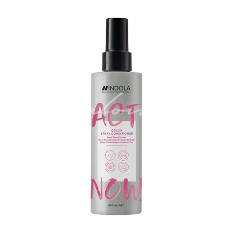 Indola Act Now Spray Acondicionador Protector Del Color 200ml Salonia Es