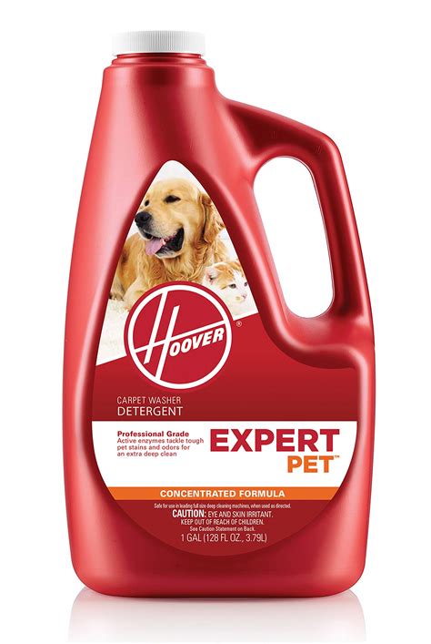 Hoover Expert Pet Carpet Cleaner Solution Formula, 128 oz, AH15075, Red ...