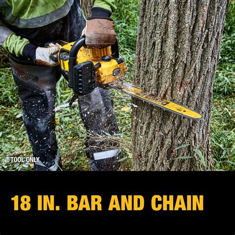 Dewalt Dccs672x1 Flexvolt 60v Max Lithium Ion Brushless Cordless 18 Chainsaw Kit 30 Ah