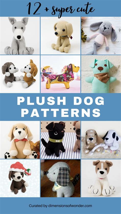 15+ Dog Plush Patterns: The Cutest (Free) Stuffed Dogs To Make