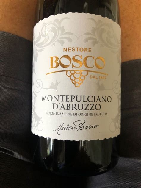 2018 Bosco Nestore Montepulciano D Abruzzo Italy Abruzzi