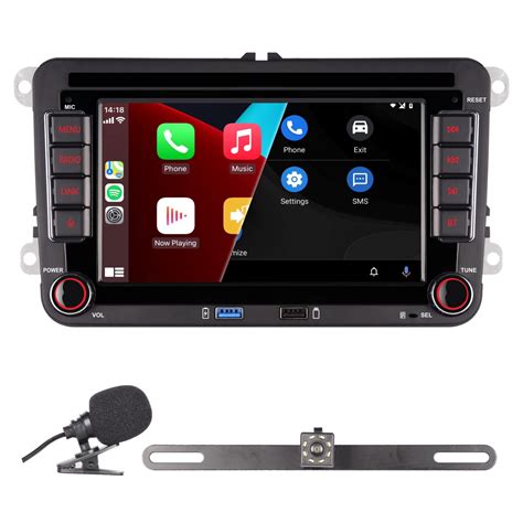 Buy Double Din Car Stereo Compatible With Carplay Android Auto For