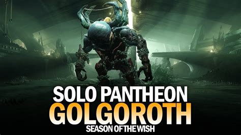 Solo Pantheon Raid Boss 1 Golgoroth Atraks Sovereign Destiny 2