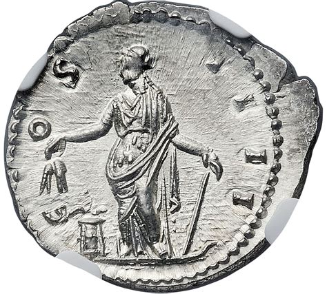 Denarius Antoninus Pius Cos Iiii Annona R Misches Reich V