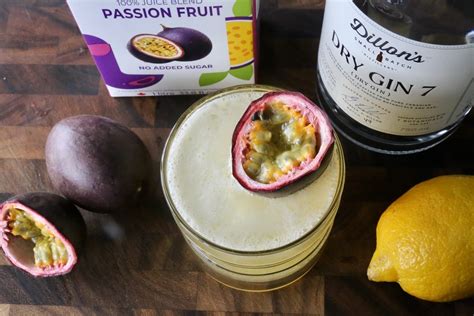 Passion Fruit Gin Cocktail Drink Recipe Dobbernationloves