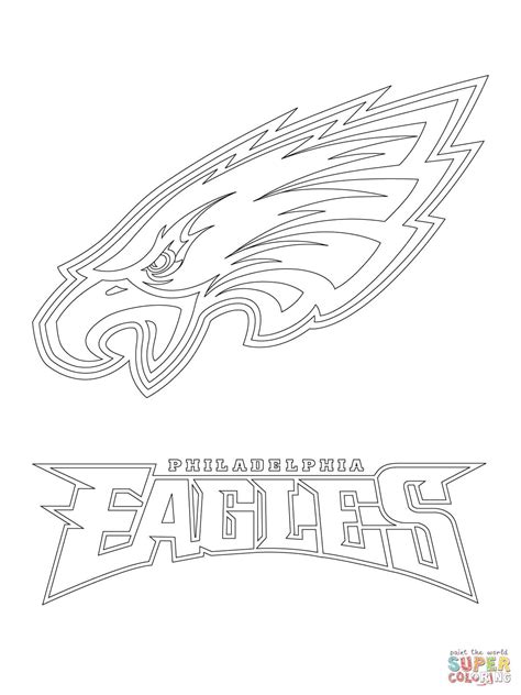 Philadelphia Eagles Coloring Pages Printable Coloring Pages