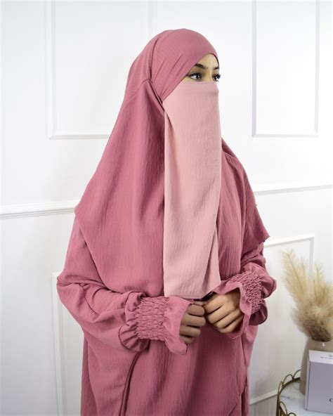 Half Niqab Jazz Pink Ina Collection