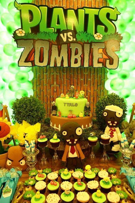 71 Plants Vs Zombies Birthday Party Ideas Plants Vs Zombies Birthday