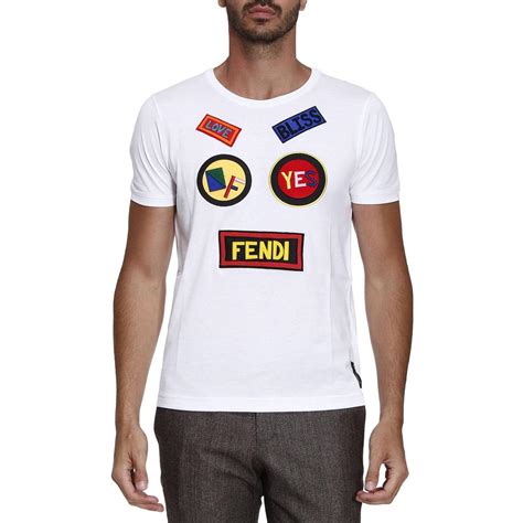 Lyst - Fendi T-shirt Men in White for Men