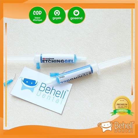 Jual BEHELLDENTAL GEL ETCHAN LEM BEHEL Cairan Biru Etchant